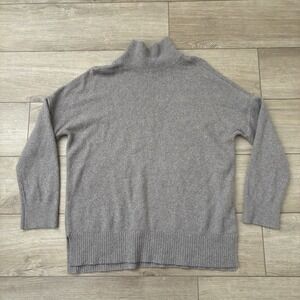 Abercrombie & Fitch Sweater Womens Small Beige Knit Long Sleeve Mock Neck